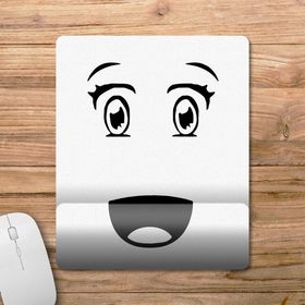 Pixxa Model 1 Roblox-Anime Surprise Face-Anime Yüzü Bilek Destekli Mouse Pad
