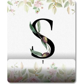 Pixxa Model - 1 Ş Harfi - Çiçekli Harf Bilek Destekli Mouse Pad