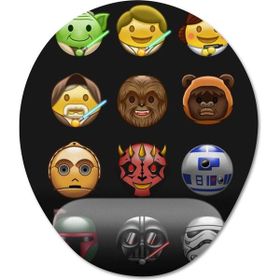 Pixxa Model - 1 Star Wars Emojileri Bilek Destekli Mouse Pad