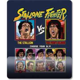 Pixxa Model - 1 Sylvester Stallone Fighter Bilek Destekli Mouse Pad