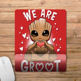 Pixxa Model 1 We Are Groot Guardians of the Galaxy Sevgili Bilek Destekli Mouse Pad