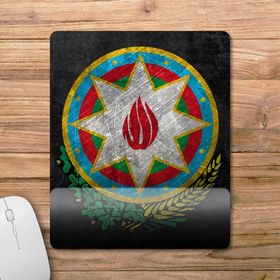 Pixxa Model - 2 Azerbaycan - Azərbaycan Bilek Destekli Mouse Pad