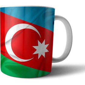 Pixxa Model 2 Azerbaycan Bayrağı Kupa Bardak
