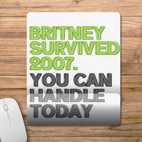 Pixxa Model - 2 Britney Survived 2007 - Britney 2007'I Atlattıysa Sen De Yaparsın Bilek Destekli Mouse Pad