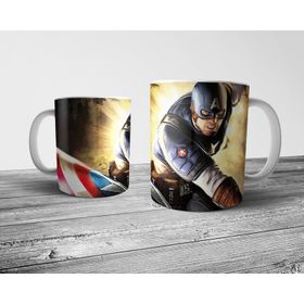 Pixxa Model 2 Captain America Kaptan Amerika Kupa Bardak