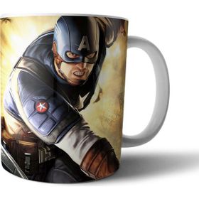 Pixxa Model 2 Captain America Kaptan Amerika Kupa Bardak