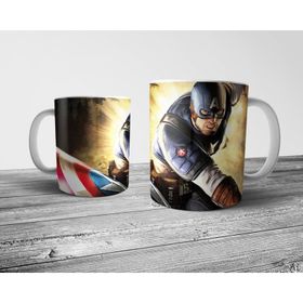 Pixxa Model 2 Captain America Kaptan Amerika Kupa Bardak