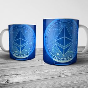 Pixxa Model 2 Ethereum Eteryum ETH Logo Kupa Bardak