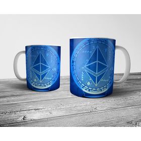 Pixxa Model 2 Ethereum Eteryum ETH Logo Kupa Bardak