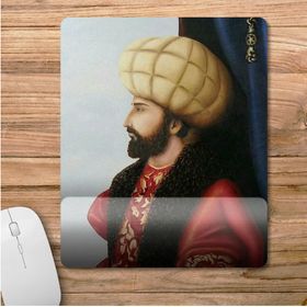 Pixxa Model - 2 Fatih Sultan Mehmet Bilek Destekli Mouse Pad