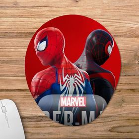 Pixxa Model - 2 Gwen Stacy - Spider Man - Örümcek Adam - Miles Morales Bilek Destekli Mouse Pad
