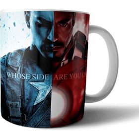 Pixxa Model 2 Kahramanların Savaşı Civil War Kupa Bardak