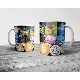 Pixxa Model 2 Kripto Para Crypto Currency Logo Kupa Bardak