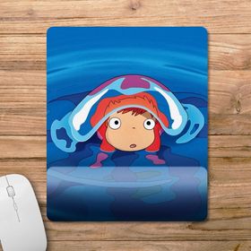 Pixxa Model - 2 Küçük Deniz Kızı Ponyo Bilek Destekli Mouse Pad