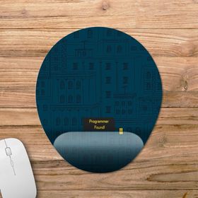 Pixxa Model -2 Oval Programcı Coder Bilek Destekli Mouse Pad