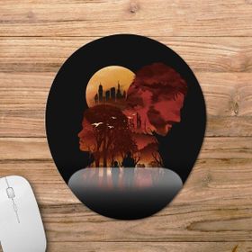 Pixxa Model 2 Oval the Last of Us Sketch Bilek Destekli Mouse Pad
