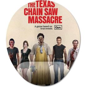 Pixxa Model 2 Oval The Texas Chain Saw Massacre Bilek Destekli Mouse Pad