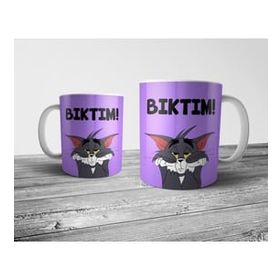 Pixxa Model 2 Tom ve Jerry Bıktım Kupa Bardak