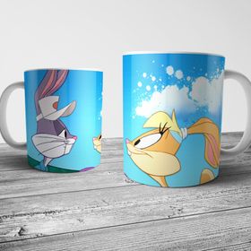 Pixxa Model 3 Bugs ve Lola Bunny Kupa Bardak