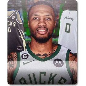 Pixxa Model - 3 Damian Lillard Milwaukee Bucks Nba Bilek Destekli Mouse Pad