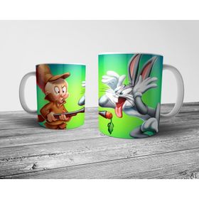 Pixxa Model 3 Elmer Fudd Bugs Bunny Kupa Bardak