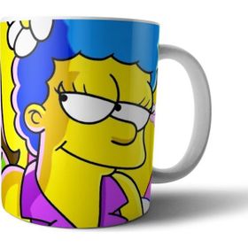Pixxa Model 3 Homer ve Marge Kupa Bardak