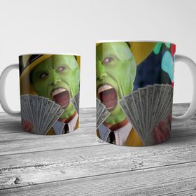 Pixxa Model 3 Jim Carrey Maske MASK Kupa Bardak