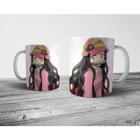 Pixxa Model 3 Nezuko Kamado Demon Slayer Kupa Bardak