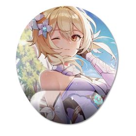 Pixxa Model 3 Oval Genshin Impact Bilek Destekli Mouse Pad