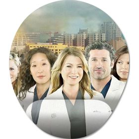 Pixxa Model - 3 Oval Grey's Anatomy Bilek Destekli Mouse Pad
