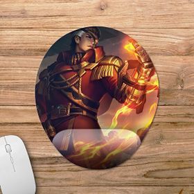 Pixxa Model -3 Oval Mobile Legends-Valir Bilek Destekli Mouse Pad