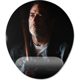 Pixxa Model -3 Oval Negan - the Walking Dead Bilek Destekli Mouse Pad