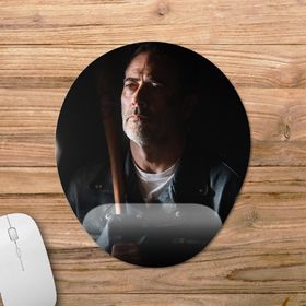Pixxa Model -3 Oval Negan - the Walking Dead Bilek Destekli Mouse Pad