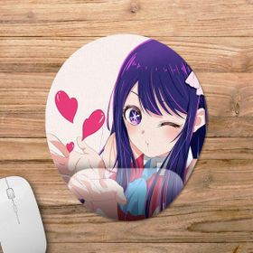 Pixxa Model 3 Oval Oshi No Ko Bilek Destekli Mouse Pad