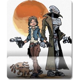 Pixxa Model - 3 Star Wars Outlaws Bilek Destekli Mouse Pad