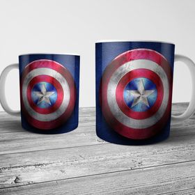 Pixxa Model 4 Captain America Kaptan Amerika Kupa Bardak