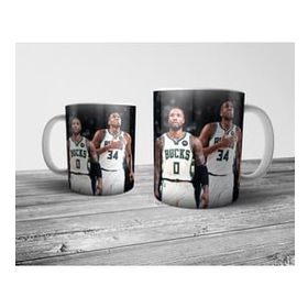 Pixxa Model 4 Damian Lillard Milwaukee Bucks Nba Kupa Bardak