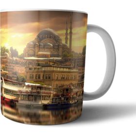 Pixxa Model 4 İstanbul Gezgin Seyahat Kupa Bardak