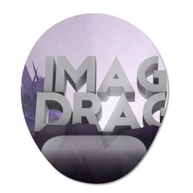 Pixxa Model -4 Oval Imagine Dragons Bilek Destekli Mouse Pad