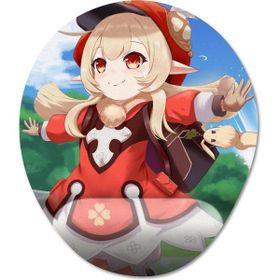 Pixxa Model -4 Oval Klee Genshin Impact Bilek Destekli Mouse Pad