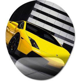Pixxa Model -4 Oval Lamborghini Bilek Destekli Mouse Pad