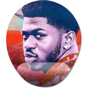 Pixxa Model -4 Oval Lil Nas X Bilek Destekli Mouse Pad