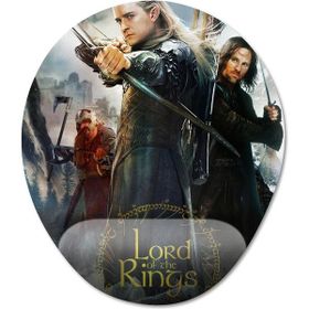 Pixxa Model 4 Oval Marjinal Yüzüklerin Efendisi - Lord of the Rings Bilek Destekli Mouse Pad