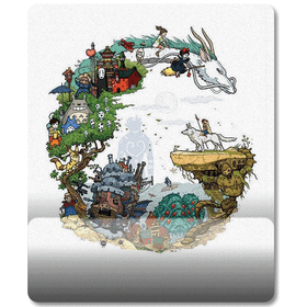 Pixxa Model - 4 Studio Ghibli Bilek Destekli Mouse Pad