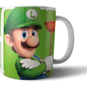 Pixxa Model 4 Süper Mario Bros Movie Luigi Kupa Bardak