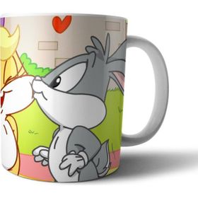Pixxa Model 5 Bugs ve Lola Bunny Kupa Bardak