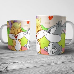 Pixxa Model 5 Bugs ve Lola Bunny Kupa Bardak