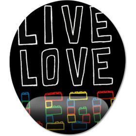 Pixxa Model 5 Oval Lego Bilek Destekli Mouse Pad