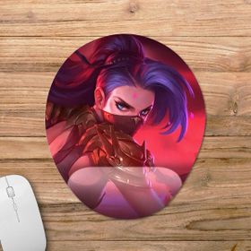 Pixxa Model -5 Oval Mobile Legends - Hanabi Bilek Destekli Mouse Pad