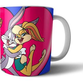 Pixxa Model 6 Bugs ve Lola Bunny Kupa Bardak